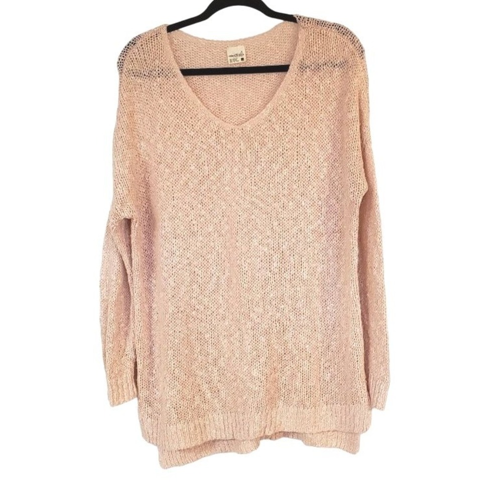 Full Tilt knit tunic sweater size XL ballerina pink essentials‎
